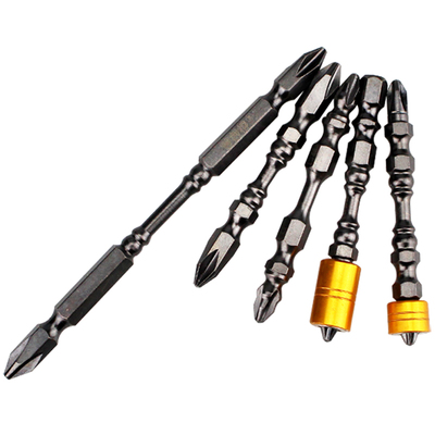 双截棍高强度十字批头 加长超耐磨强磁风批套装，电动工具的专业之选